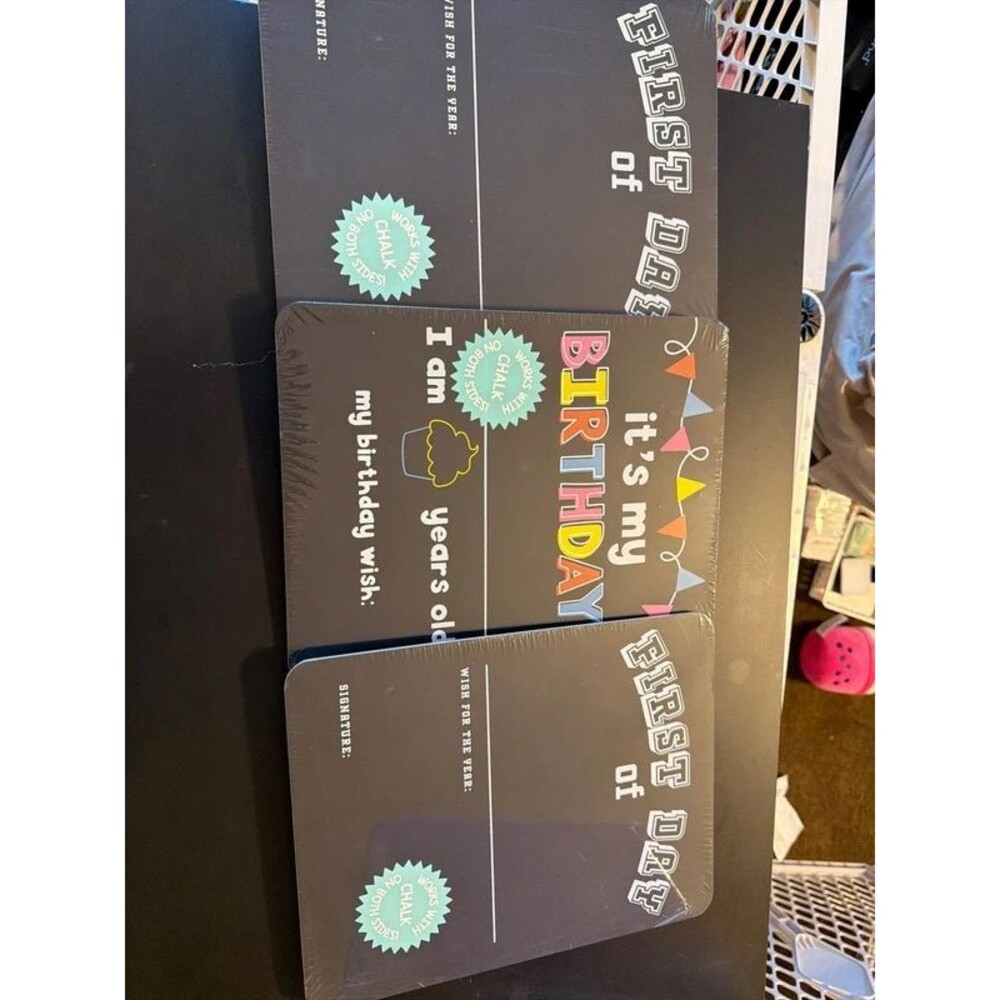 Chalk boards brand new